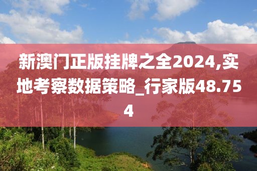 新澳門正版掛牌之全2024,實地考察數(shù)據(jù)策略_行家版48.754