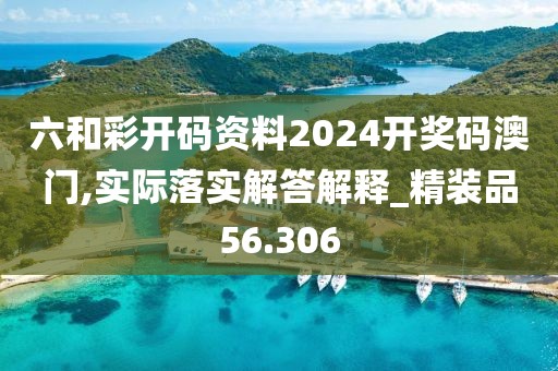 六和彩開碼資料2024開獎碼澳門,實(shí)際落實(shí)解答解釋_精裝品56.306