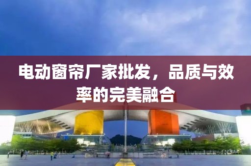 電動(dòng)窗簾廠(chǎng)家批發(fā)，品質(zhì)與效率的完美融合