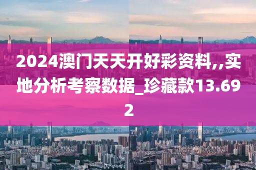 2024澳門天天開好彩資料,,實地分析考察數(shù)據(jù)_珍藏款13.692