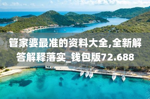 管家婆最準(zhǔn)的資料大全,全新解答解釋落實(shí)_錢包版72.688